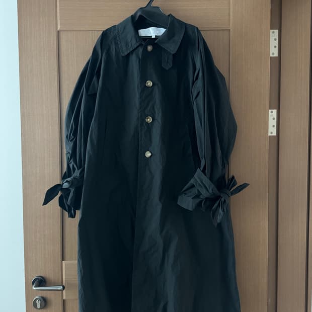 (네고가능) 꼼데가르송 타오 나일론 코트 (블랙 m)