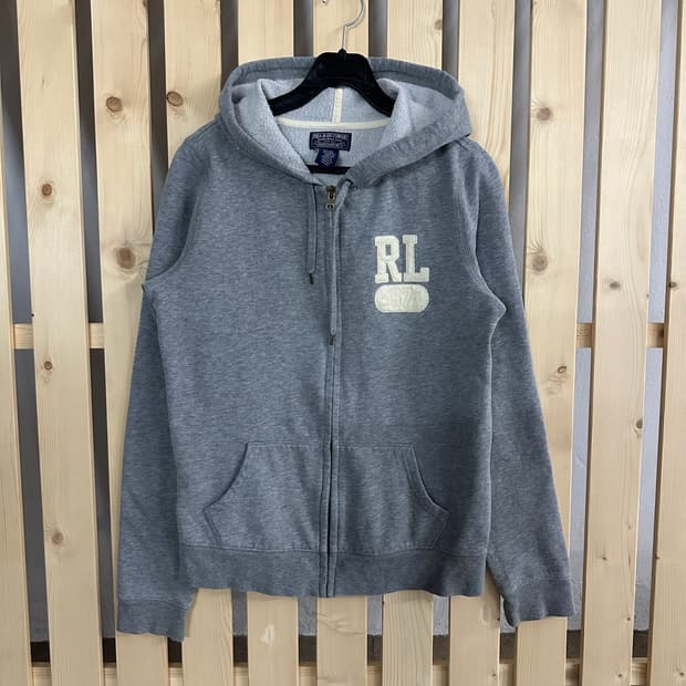 (M) 폴로 그레이 후드집업