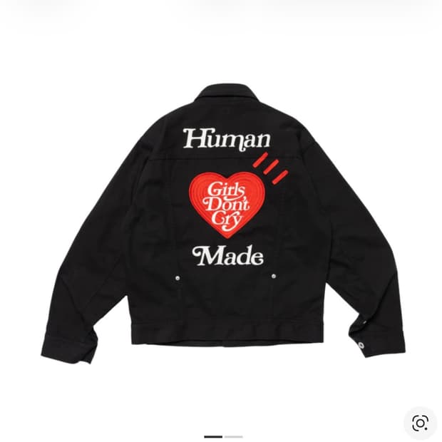 휴먼 메이드 x 베르디 걸스 돈 크라이 워크 자켓 블랙