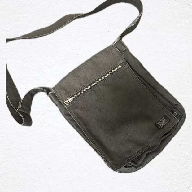 Porter denim shoulder bag