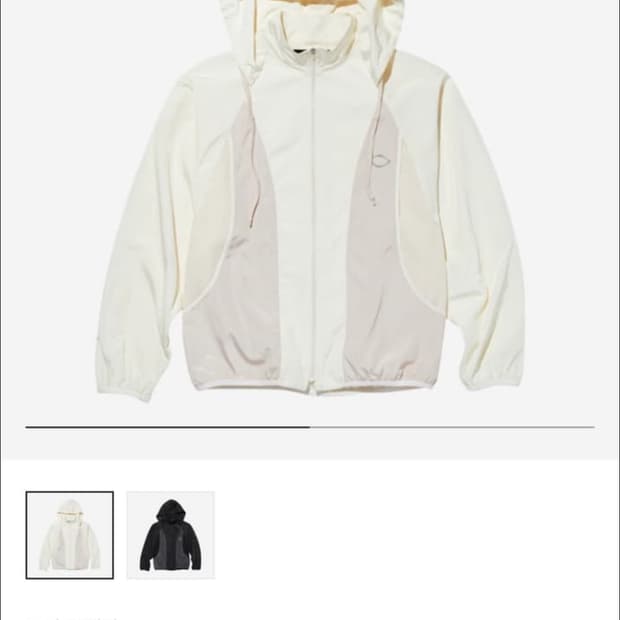 미스치프 컬러블록 윈드브레이커 바람막이 fw m size