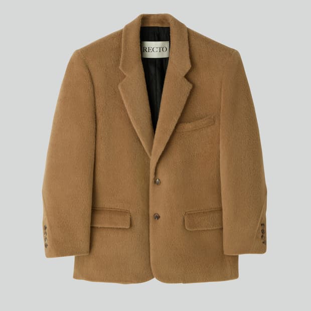 렉토 25FW 오버사이즈 라마 울 패디드 자켓 M