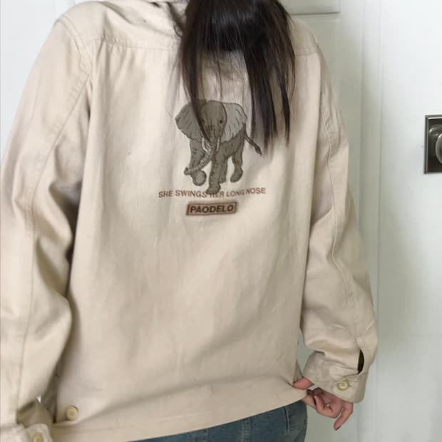 Paodelo 코끼리 워크 자켓