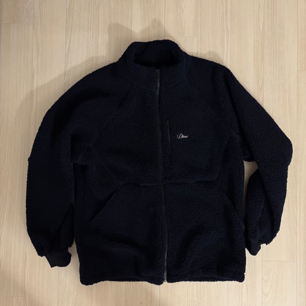 dime 다임 플리스 자켓 네이비