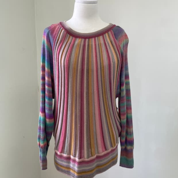 츠모리치사토 그라데이션 니트 