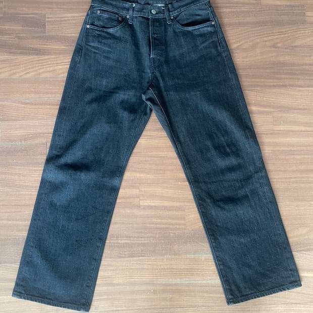 아웃스탠딩 30S 데님팬츠 블랙 32