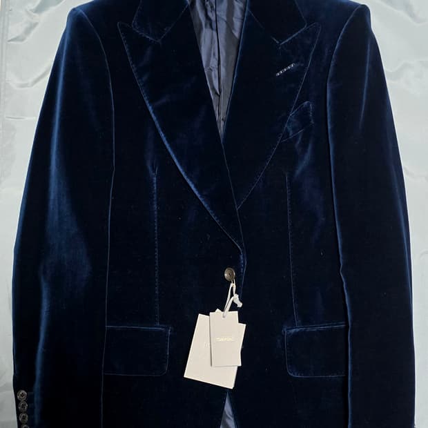 (새상품,강추👍)톰포드 아티쿠스 벨벳 블레이져 자켓 수트