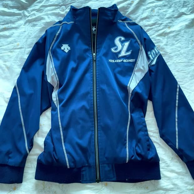 빈티지 데상트 져지 야구 점퍼 네이비 y2k 구제 대장템 자켓 스트릿