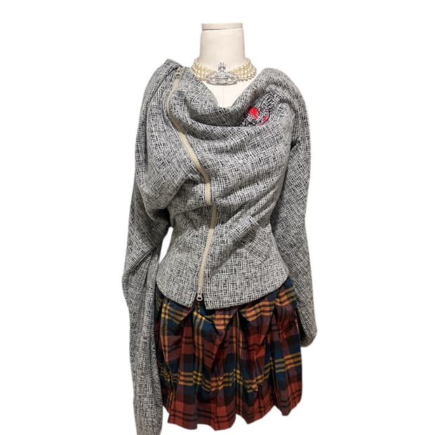 비비안웨스트우드 orb 드레이핑 자켓