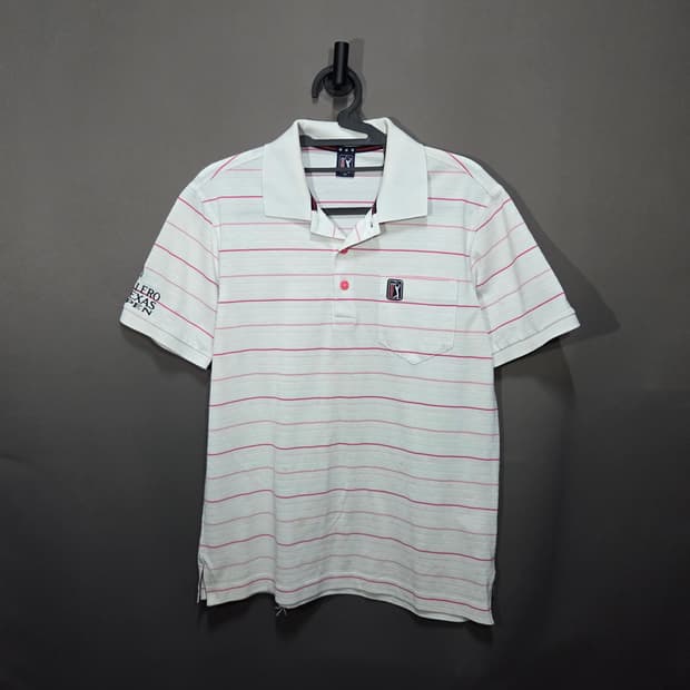 PXG 골프웨어 스트라이프 카라티 100