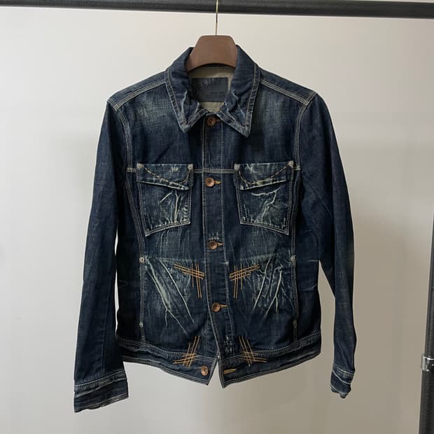 (100) TBJ 락시크 워싱 데님자켓