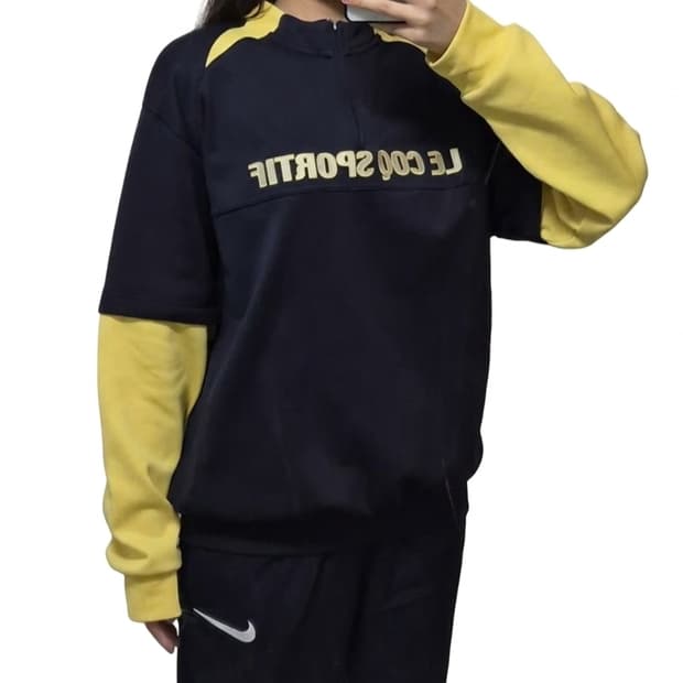 르꼬크 반집업 맨투맨/00's 빈티지 올드스쿨