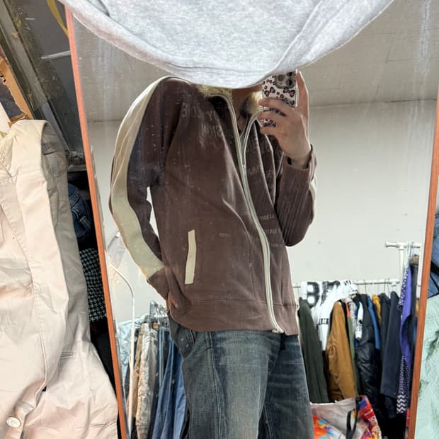 바디글러브 퍼넥 니트집업 