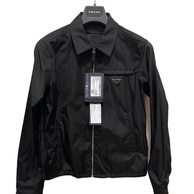 프라다 리나일론 블루종 자켓 46