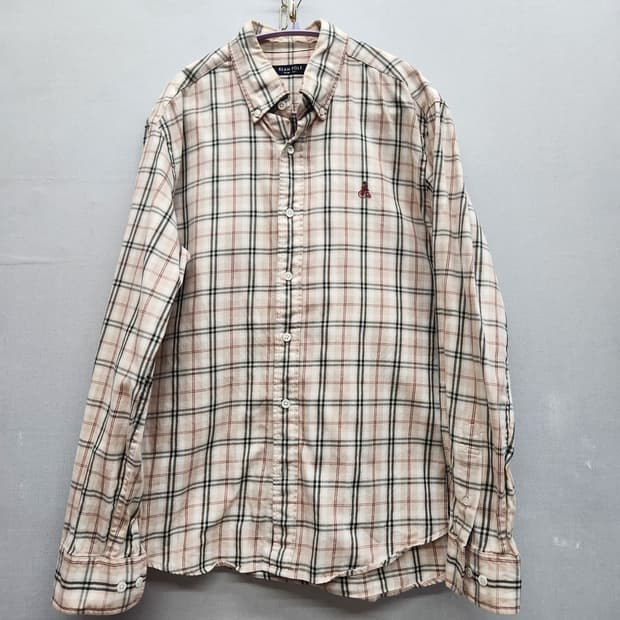 빈폴 로고 체크패턴 셔츠 100(L)