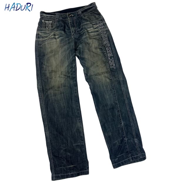 Fubu 스티치 워싱데님진 30