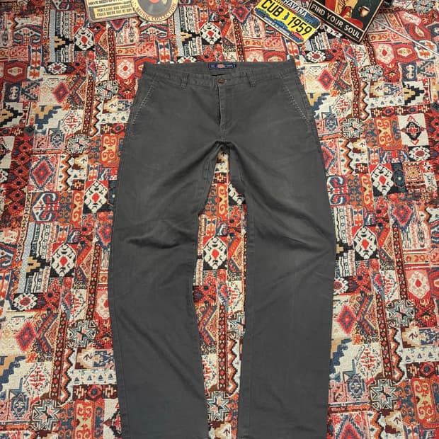Dickies Washed Charcoal Stretch Chino