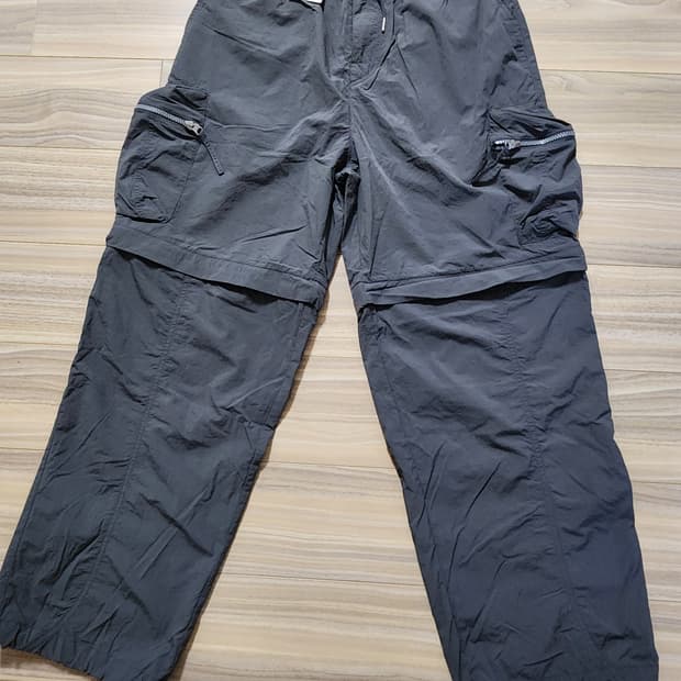 에잇세컨즈카고밴딩팬츠m사이즈나일론바지