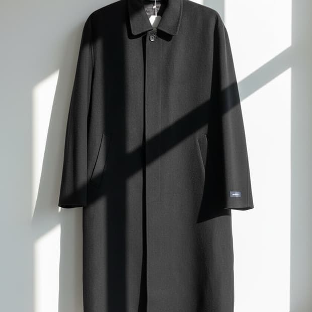 빈티지 캐시미어 블렌드 코트 