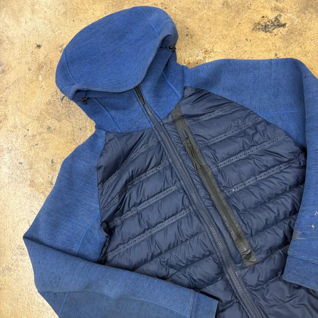 [정품/S,90] 나이키 테크 플리스 에어로로프트 패딩 집업 b17