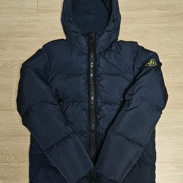 (정품)21FW 스톤아일랜드 크링클랩스 후드 M(95~100) 상태 특A