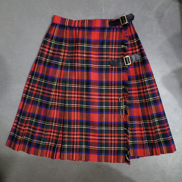 McGREGOR 맥그리거 아카이브 빈티지 타탄체크 랩스커트