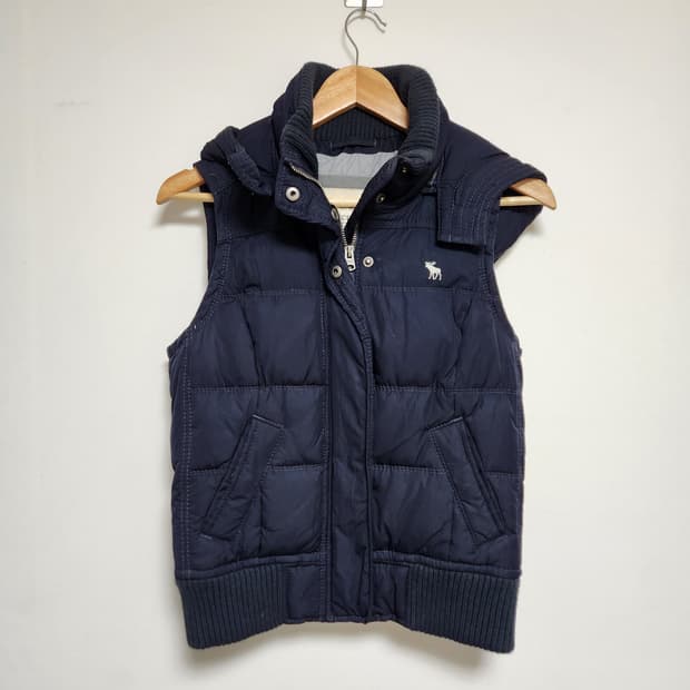 아베크롬비 다운 패딩 베스트 M - J43