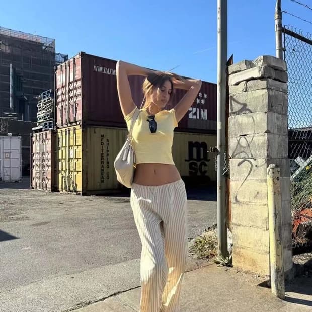 Lioness 스트라이프 팬츠