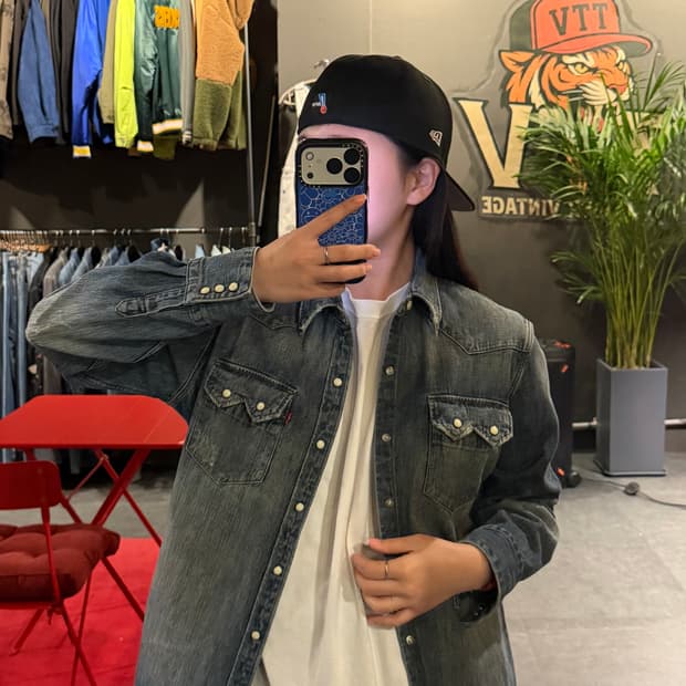리바이스 데님 셔츠