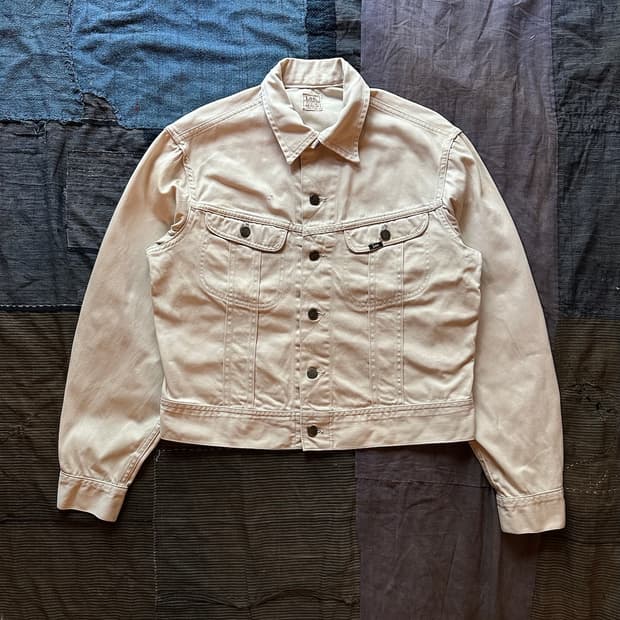 60s USA LEE 100J White Westerner Jacket