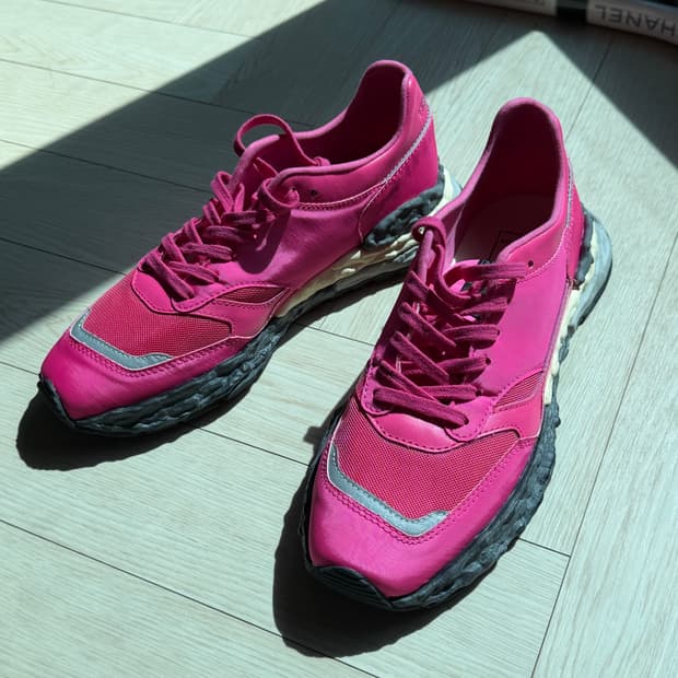 메종 미하라 야스히로 x 베드 J.W. 포드 조지 핑크 스니커즈