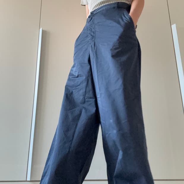 Zucca 얇은 파란 바지 