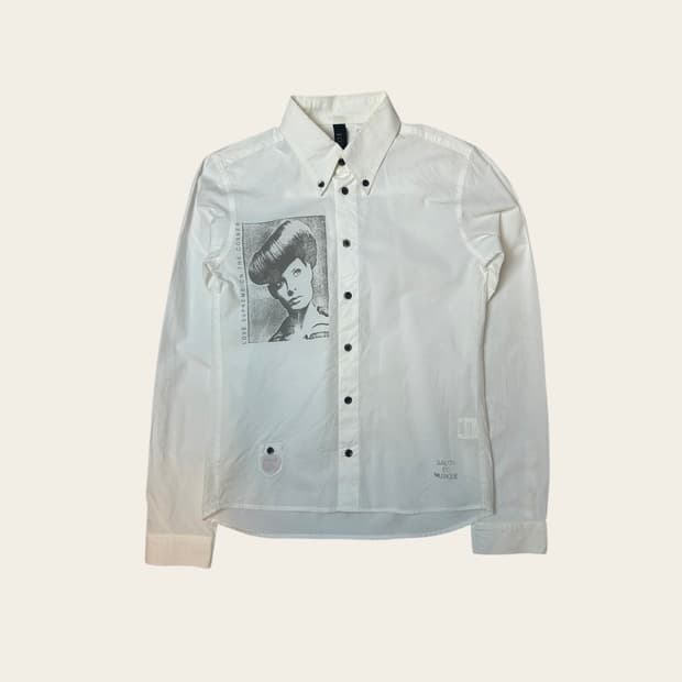 T061 JPN ROVTSKI 프린팅 셔츠 SIZE2