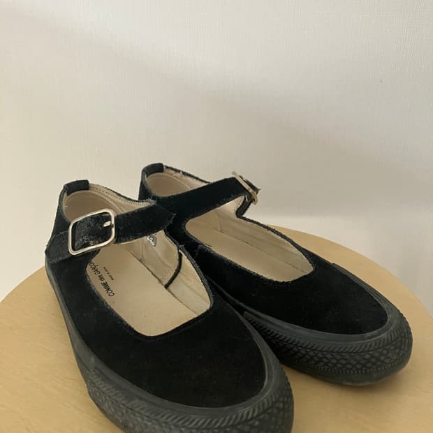 Comme des garcons suede maryjane