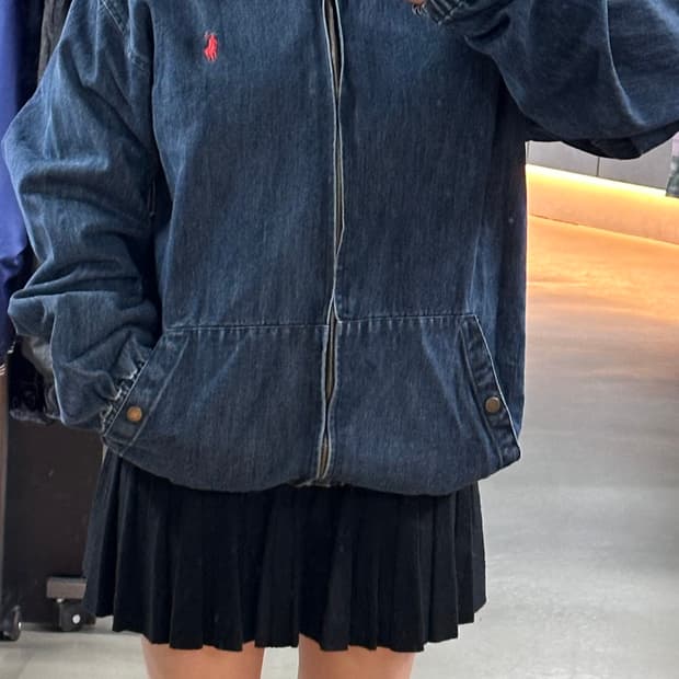 폴로랄프로렌 데님 스윙탑