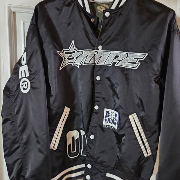 Bape 베이프 ma-1 항공재킷 카모플라주 L