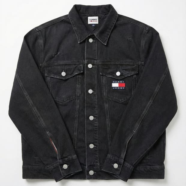 {초레어템} 타미 흑청 데님 자켓 [L]