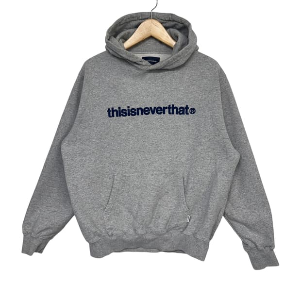 디스이즈네버댓 자수로고 후드티