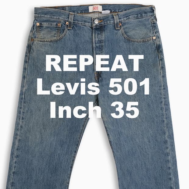 빈티지 리바이스 501 중청 35 인치 LV50136560