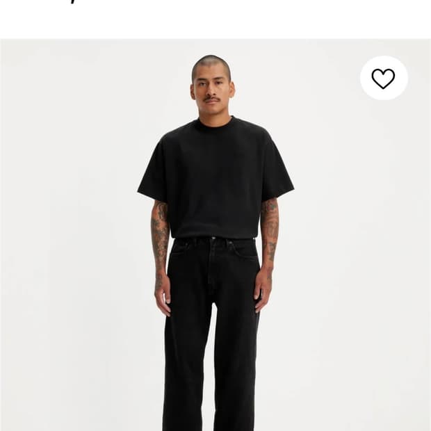 (32) 리바이스 568 루즈 스트레이트 블랙진