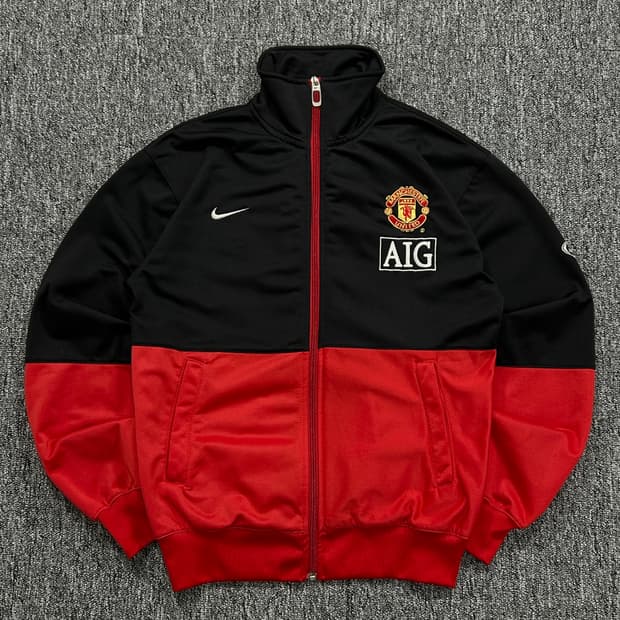나이키 09-10 맨체스터 유나이티드 트랙탑 져지 M
