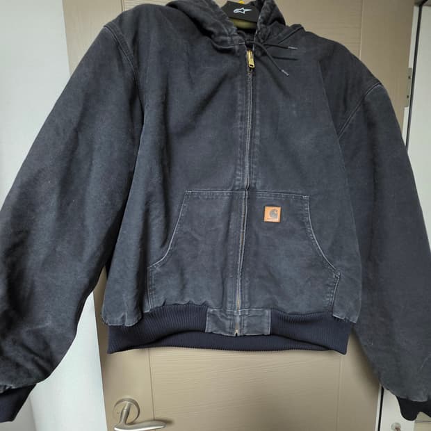 칼하트 블랙 후드 워크 자켓 j130 블랙 xxl