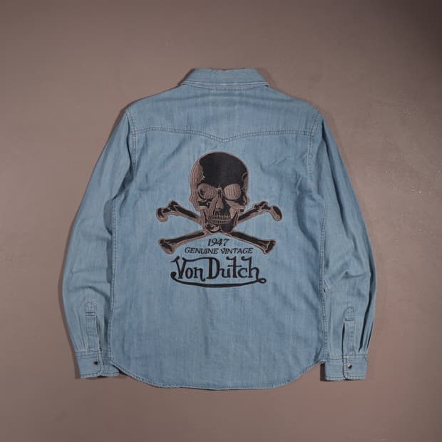 00s VON DUTCH SKULL LOGO
