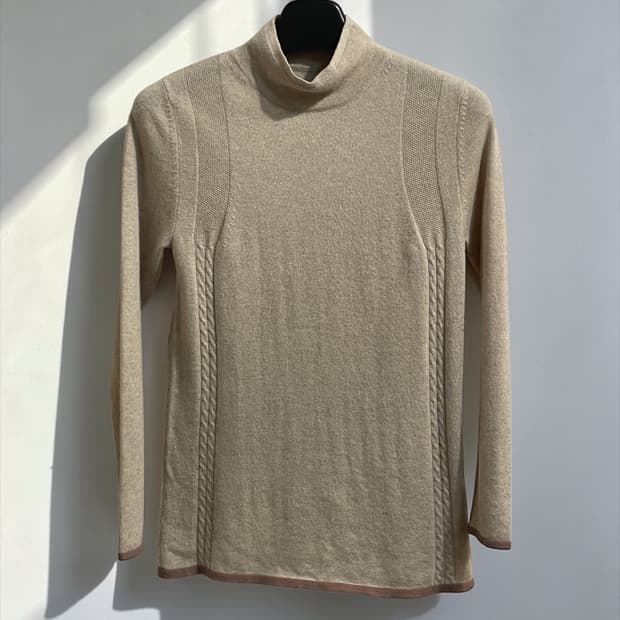 빈티지 캐시미어 터틀넥 니트