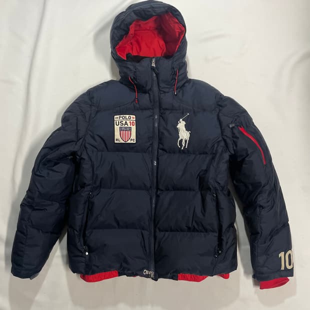 랄프로렌 폴로 빅포니 성조기 패딩