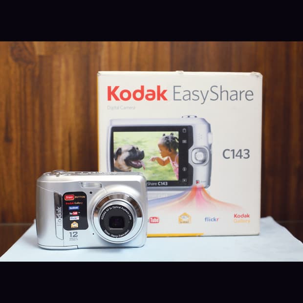 레어<준민트급><키키디카>코닥 C143  빈티지 디카 박스 세트