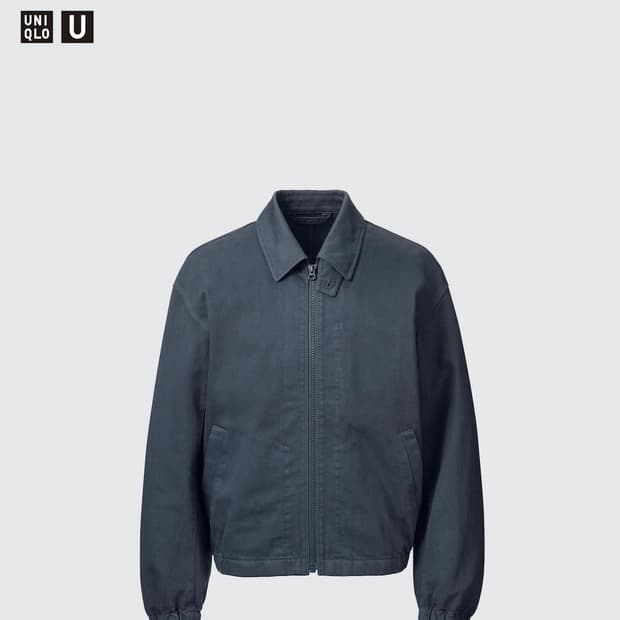 유니클로 U 집업블루종 XL