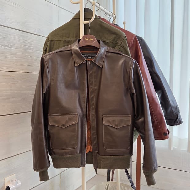 디아프바인 A-2 자켓(말가죽)