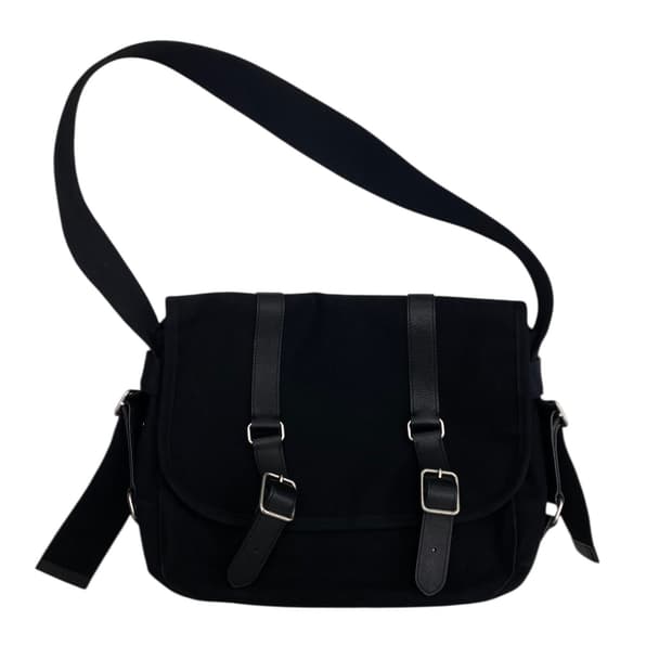 투티에 캔버스백 블랙