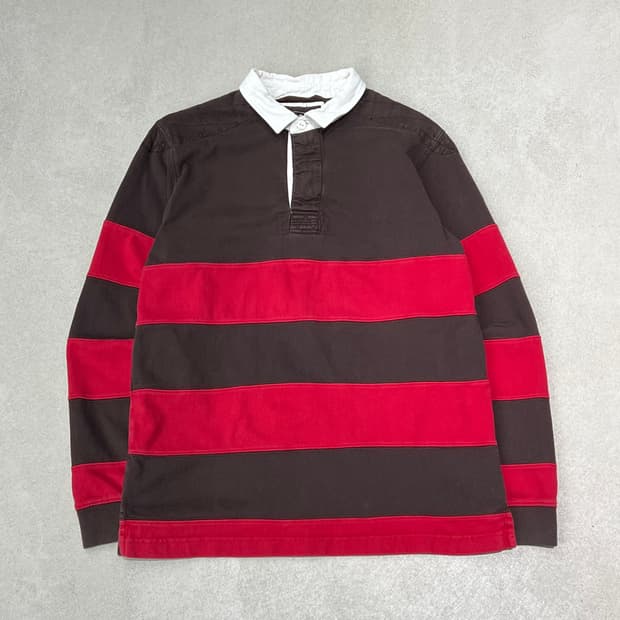 엘엘빈 스트라이프 럭비티 s09864